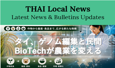 【後編】タイ、ゲノム編集と民間BioTechが農業を変える―9種類の経済作物から畜産・食品まで、スタートアップと日本企業の商機―